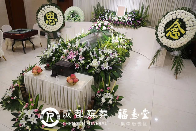 守灵鲜花灵堂布置